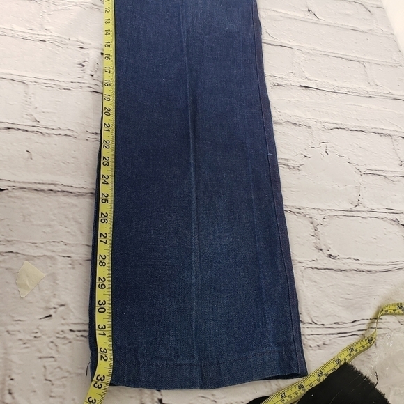 Vintage RAPPERS Jeans Like New 38x33 USA Made Painter Pocket High  Waist Flare - Picture 12 of 15